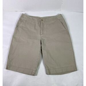 Rafaela Bermuda Shorts Size 8 Beige‎ Womens golf Casual StreetWear